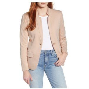 Gibson Notch Collar Cotton Blend Blazer
